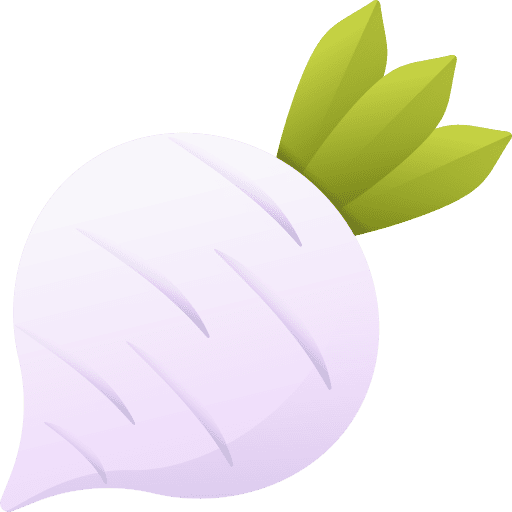 Turnip food nutrition vegan icon