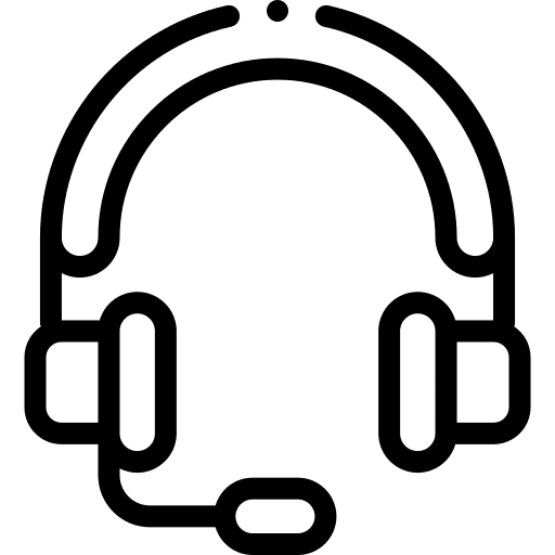 Headphone technical support microphone headphone icon