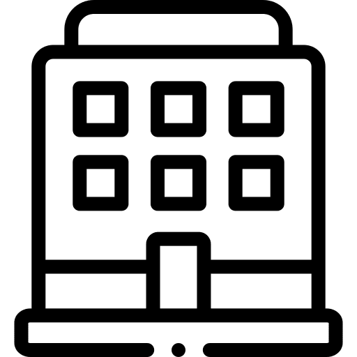 Office architecture and city building architecture icon