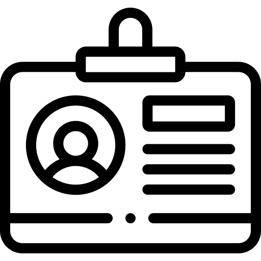 Press pass communications card press pass icon