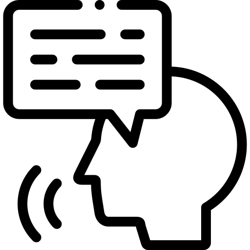 Speech talk communications speech icon