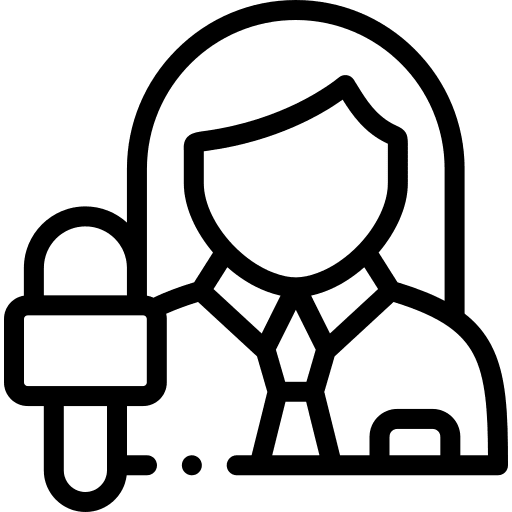 Journalist avatar profession professions and jobs icon