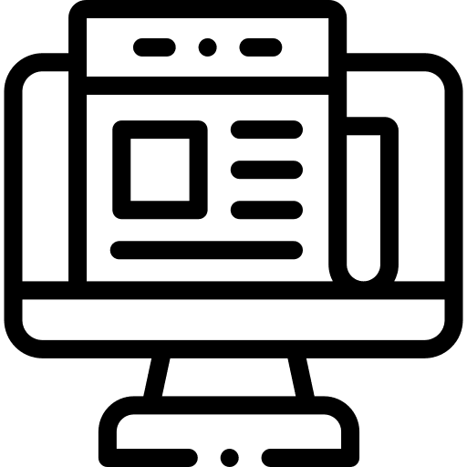 News online computer internet icon