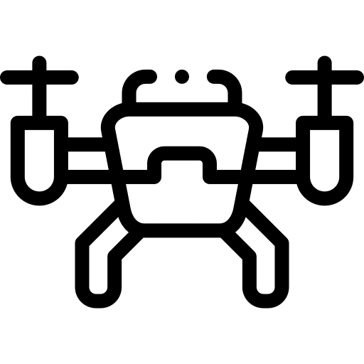 Drone technology transportation fly icon