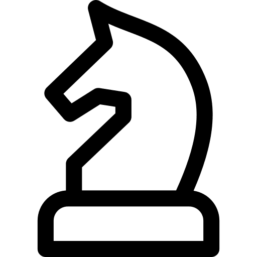 Horse seo marketing chess icon