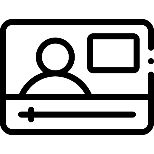 Video streaming player music and multimedia icon