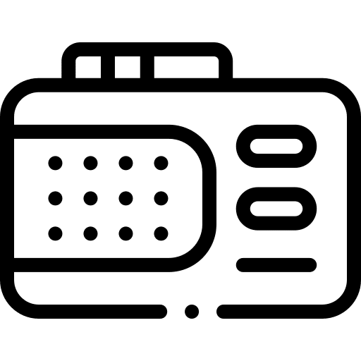 Voice recorder sound microphone vintage icon