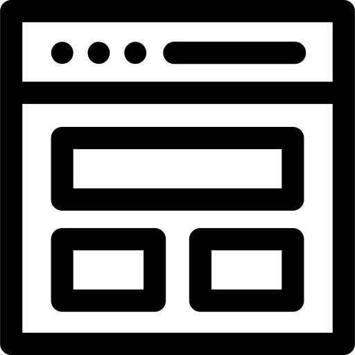 Browser page website www icon