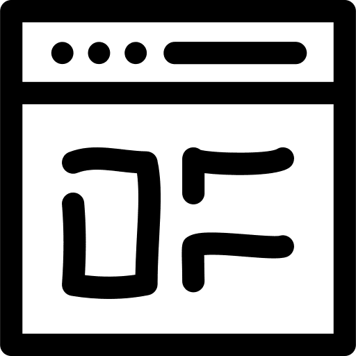 Browser page wireframe website icon