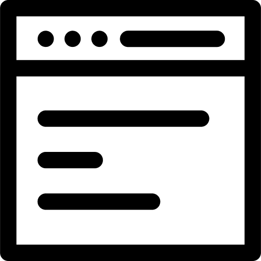 Browser page www web pages icon