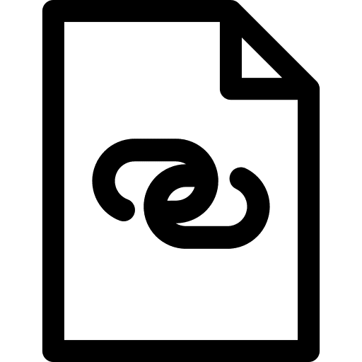 File file connection seo and web icon