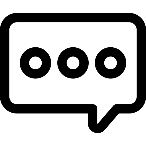 Message chat communication bubble speech icon