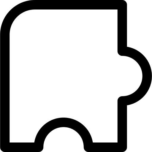 Puzzle jigsaw strategy fit icon