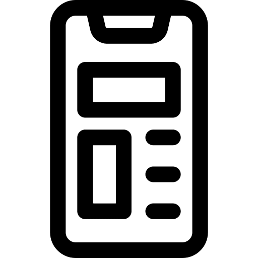 Smartphone browser mobile web icon