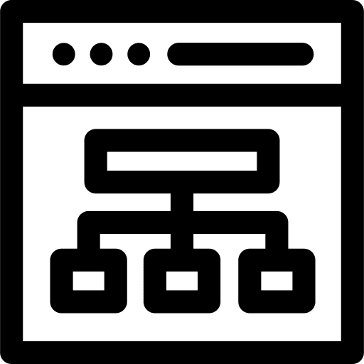 Browser website page www icon