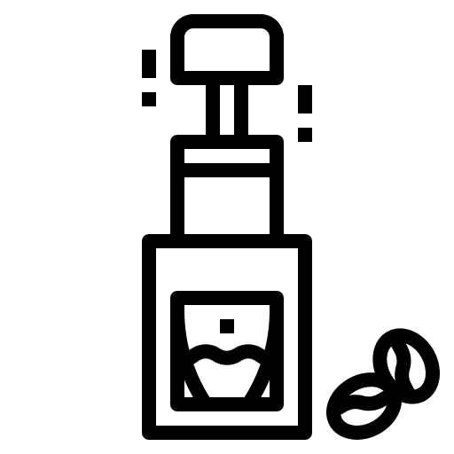 Aeropress french press machine food and restaurant icon