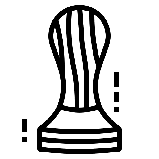 Tamper press espresso tamper icon