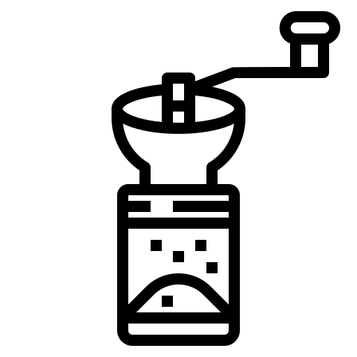 Coffee grinder kitchen coffee food and restaurant icon