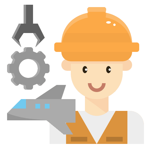 Engineer user profession professions and jobs icon