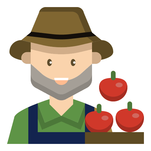 Farming user farming farmer icon