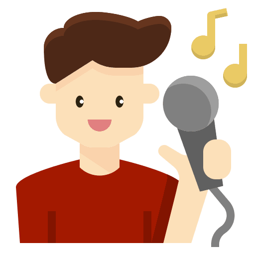 Singer singer professions and jobs profession icon