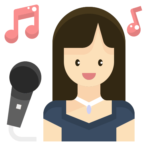 Singer vocalist avatar job icon