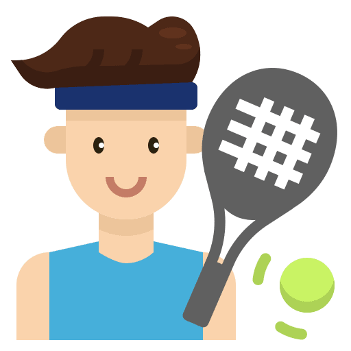 Tennis tennis user profession icon