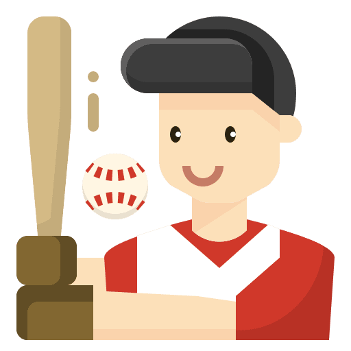 Baseball sport profession competition icon