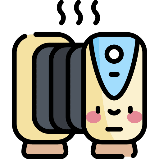 Heater winter heater hot icon