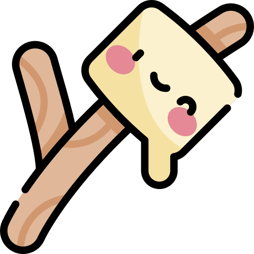 Marshmallow food and restaurant marshmallow dessert icon