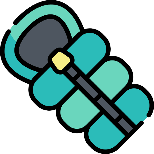 Sleeping bag camping holidays holiday icon