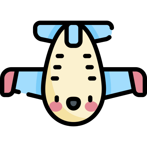 Airplane transportation fly airplane icon