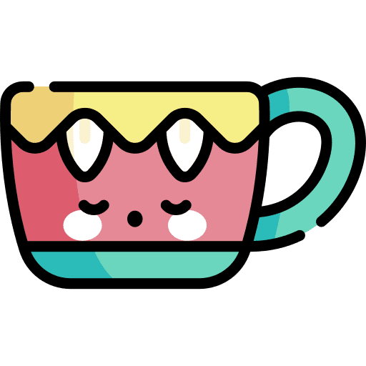 Hot drink cup winter drinking icon