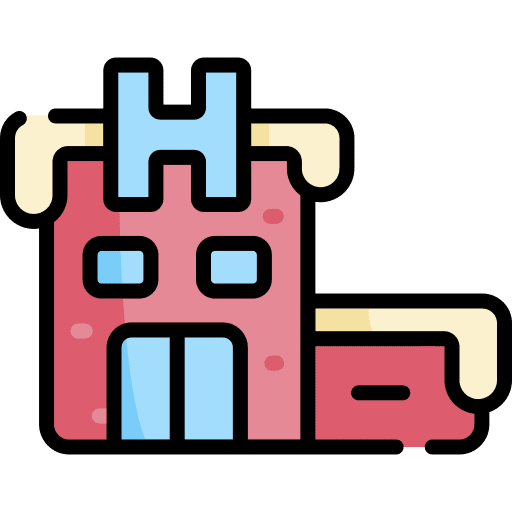 Hotel travel architecture holiday icon