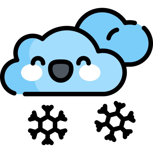 Snow snow cold winter icon