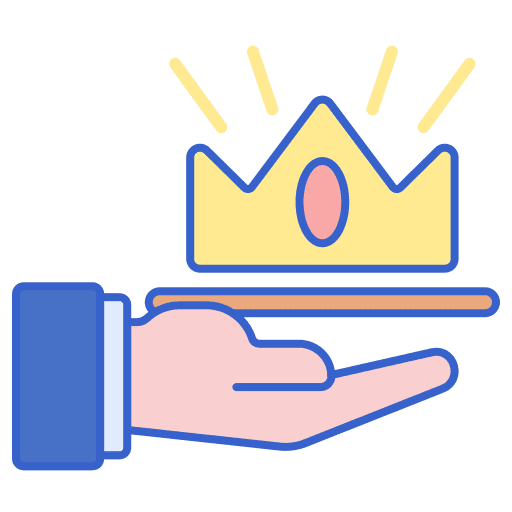 Crown commerce and shopping vip privilege icon