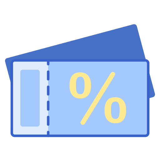 Discount voucher discount voucher coupon business and finance icon