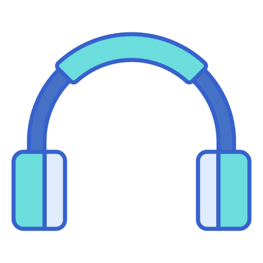 Headphones headphone music audio icon