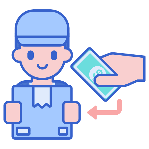 Cash on delivery cash on delivery shipping and delivery package icon