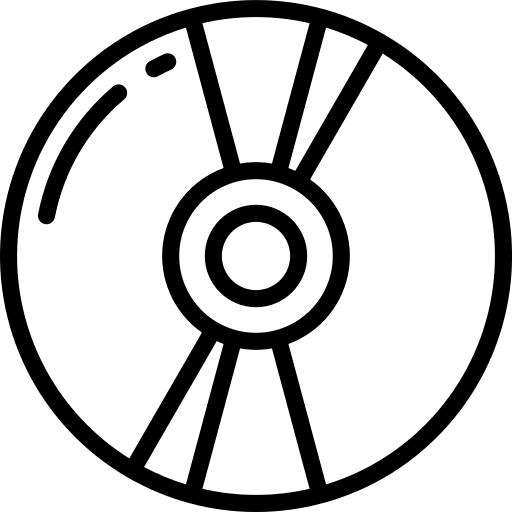 Cds music multimedia compact disc icon