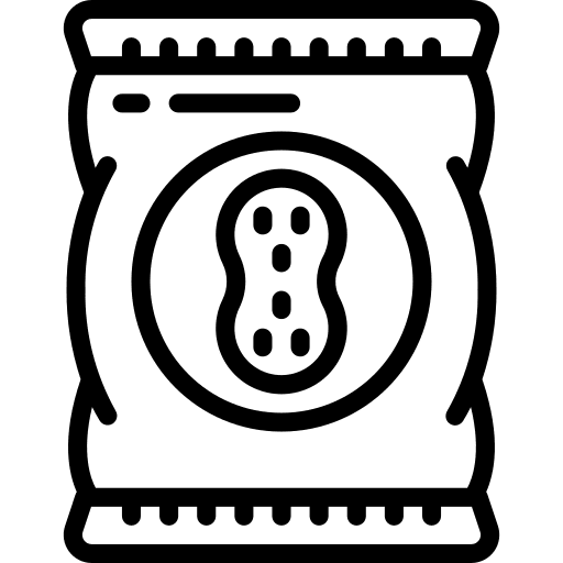 Nuts vegan industry peanuts icon