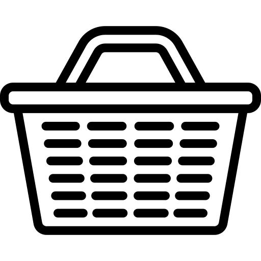 Washing dirty washing basket icon