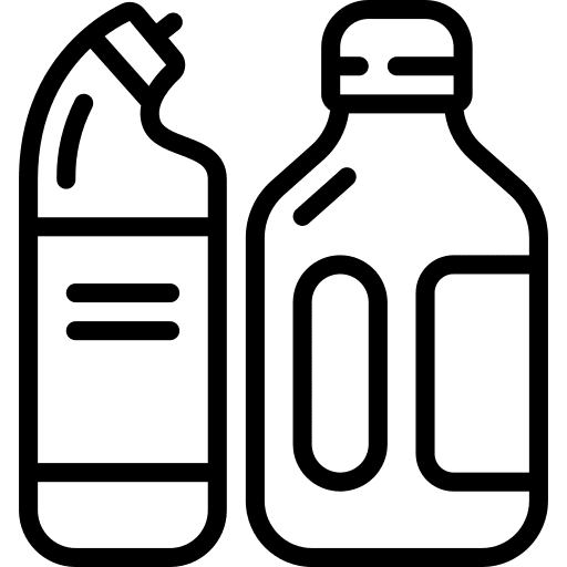 Bottles garbage ecology recycling icon