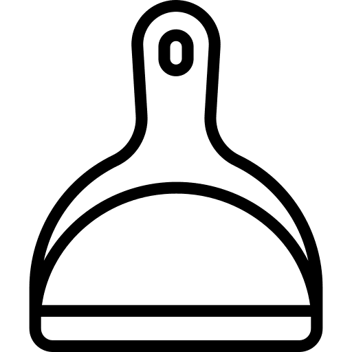 Dustpan industry growth dust icon