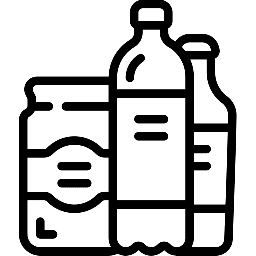 Bottles recycling industry plastic icon