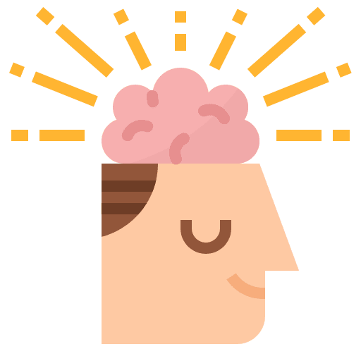 Mind mindset brain mind icon