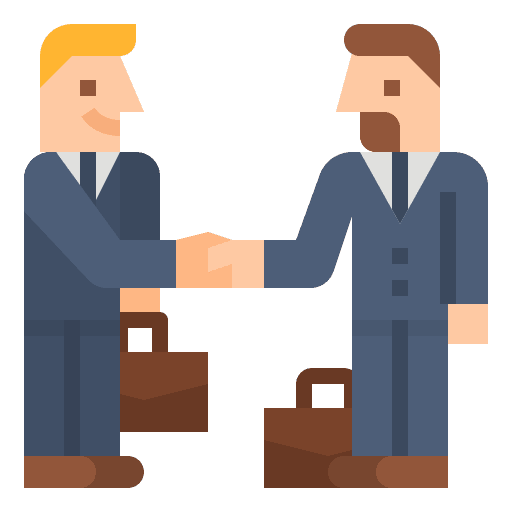 Partner partnership corporate partner icon