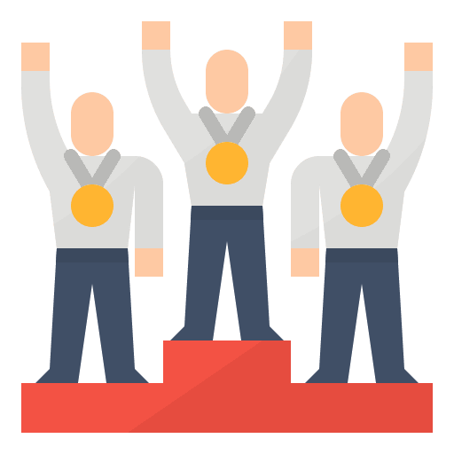 Ranking success competitor business icon