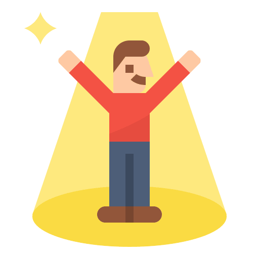 Spotlight business and finance business businessman icon