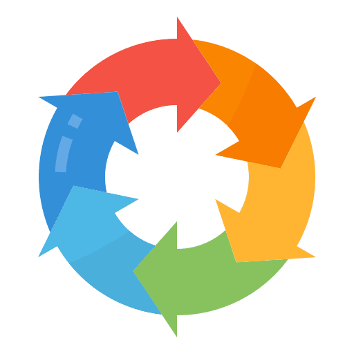 Talent management manager networking company icon